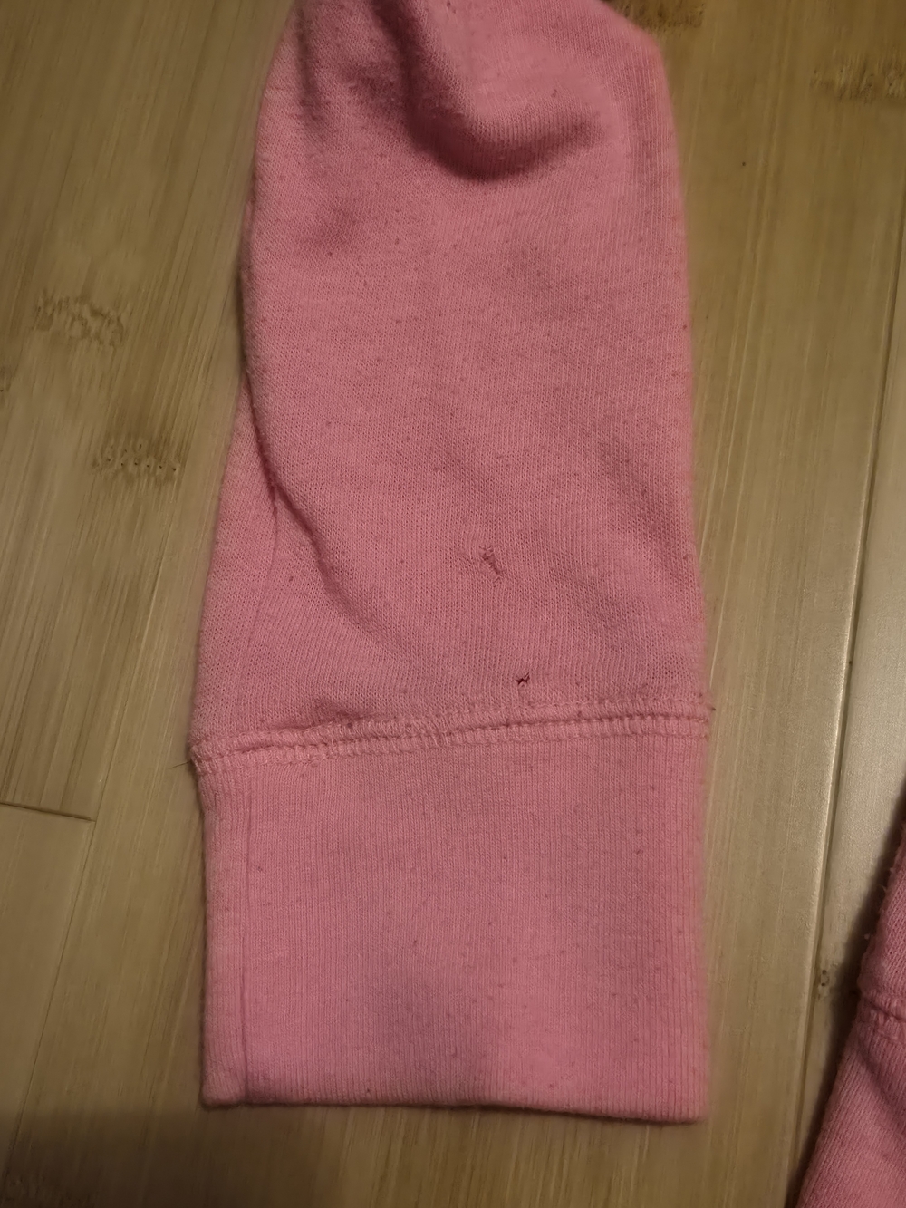 PINK Victoria's Secret Pink Waffle Shoulder Crewneck Top XS Logo Sweatshirt - Picture 10 of 11